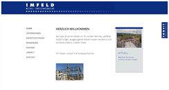 Desktop Screenshot of imfeld-stahlbau.ch