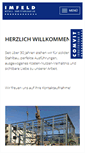 Mobile Screenshot of imfeld-stahlbau.ch